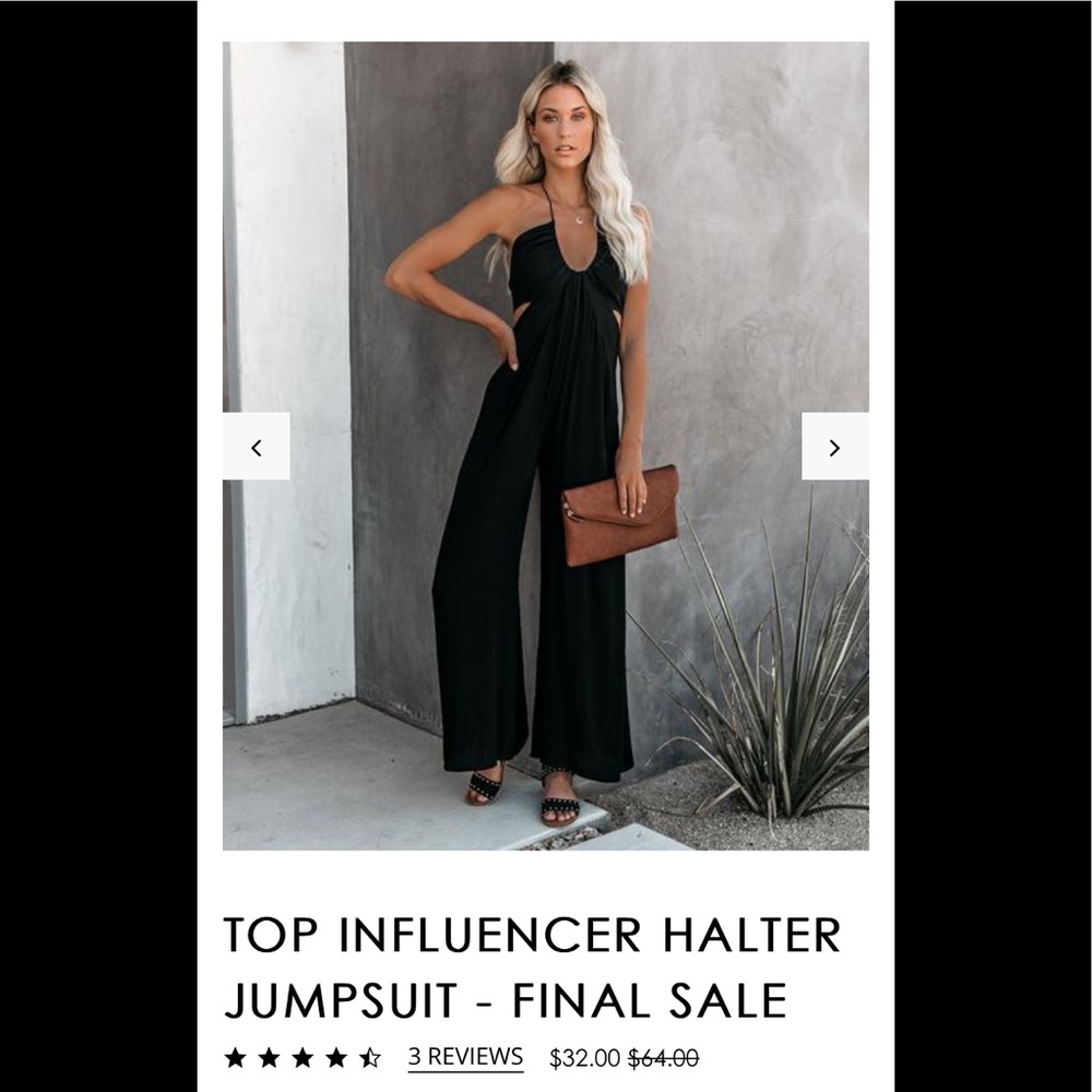VICI black jumpsuit